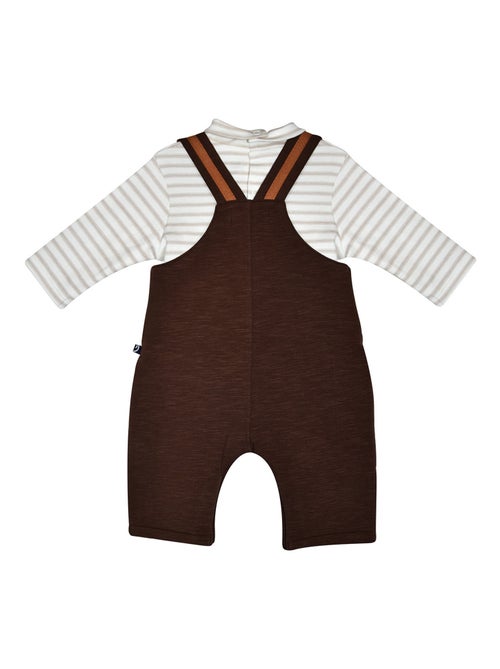 TSHIRT SALOPETTE MAYEUL MAILLE LONG NAISSANCE - Kiabi