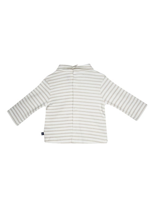 TSHIRT SALOPETTE MAYEUL MAILLE LONG NAISSANCE - Kiabi