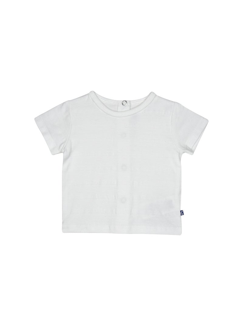 TSHIRT SALOPETTE NAGUI JEAN COURT NAISSANCE Bleu - Kiabi