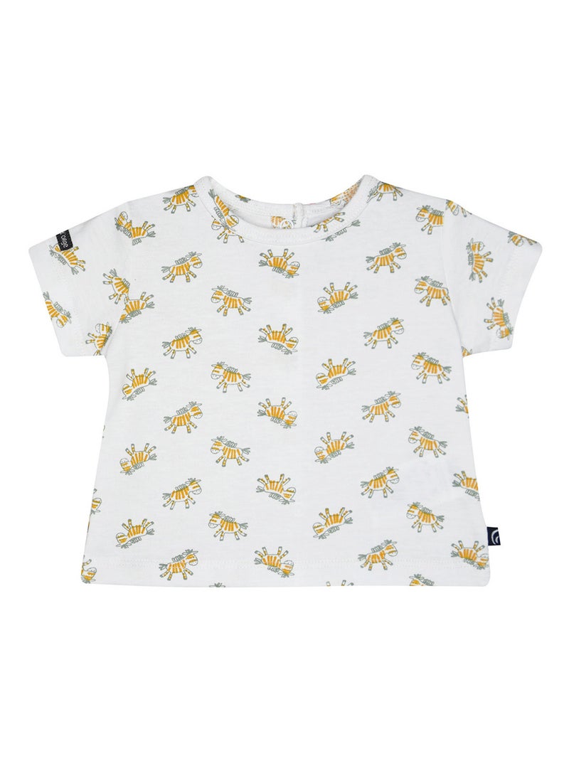 TSHIRT SALOPETTE NALDO MAILLE COURT Vert - Kiabi