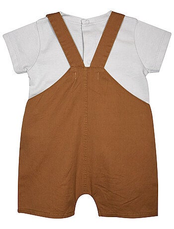 TSHIRT SALOPETTE NARCISSE TWILL COURT BEBE