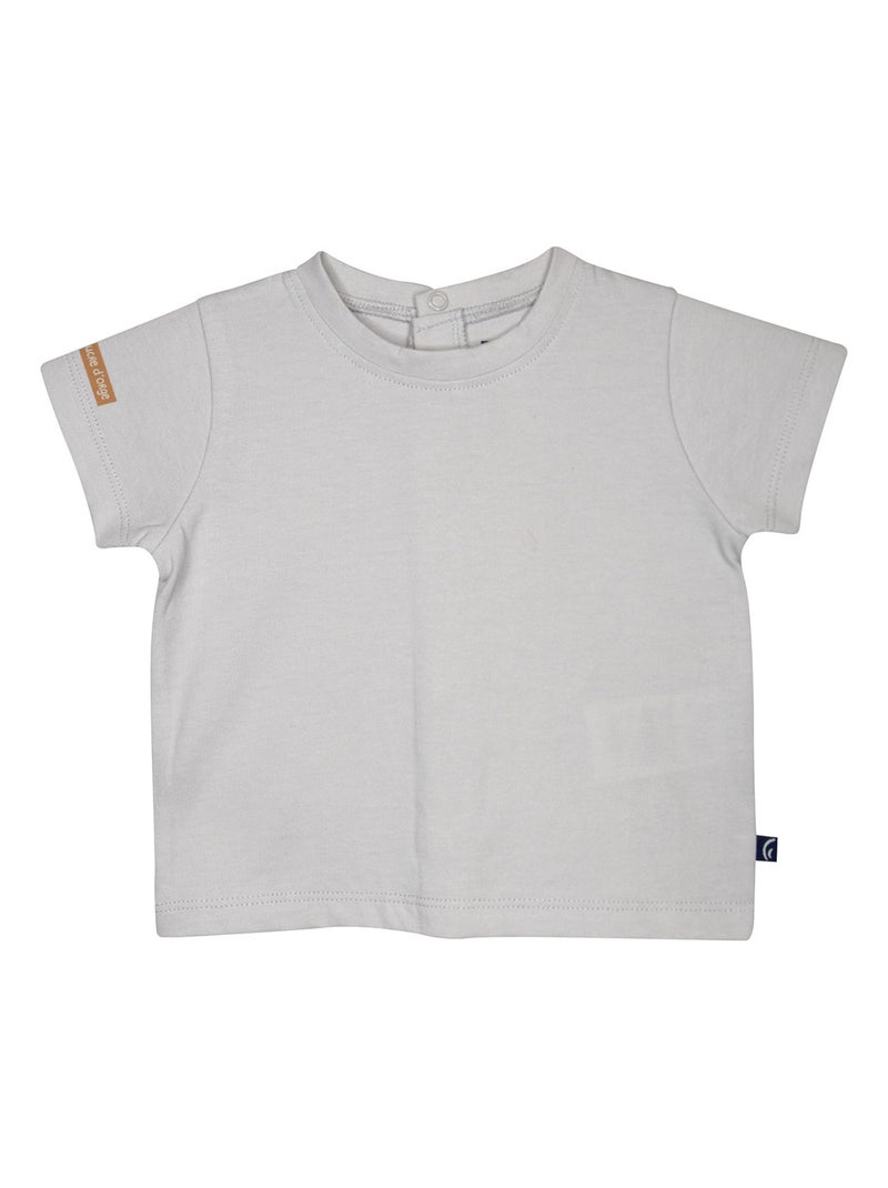 TSHIRT SALOPETTE NARCISSE TWILL COURT BEBE Beige - Kiabi