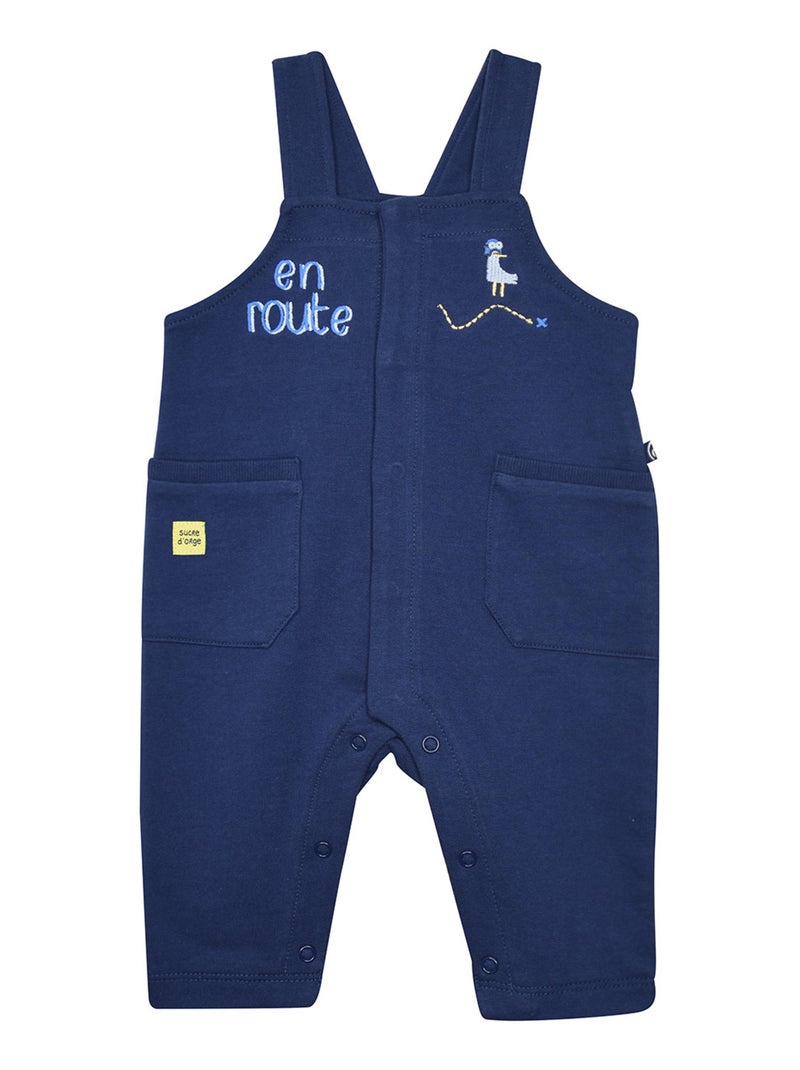 TSHIRT SALOPETTE NICOLAE MAILLE OUVERTURE INTEGRALE BEBE Bleu - Kiabi