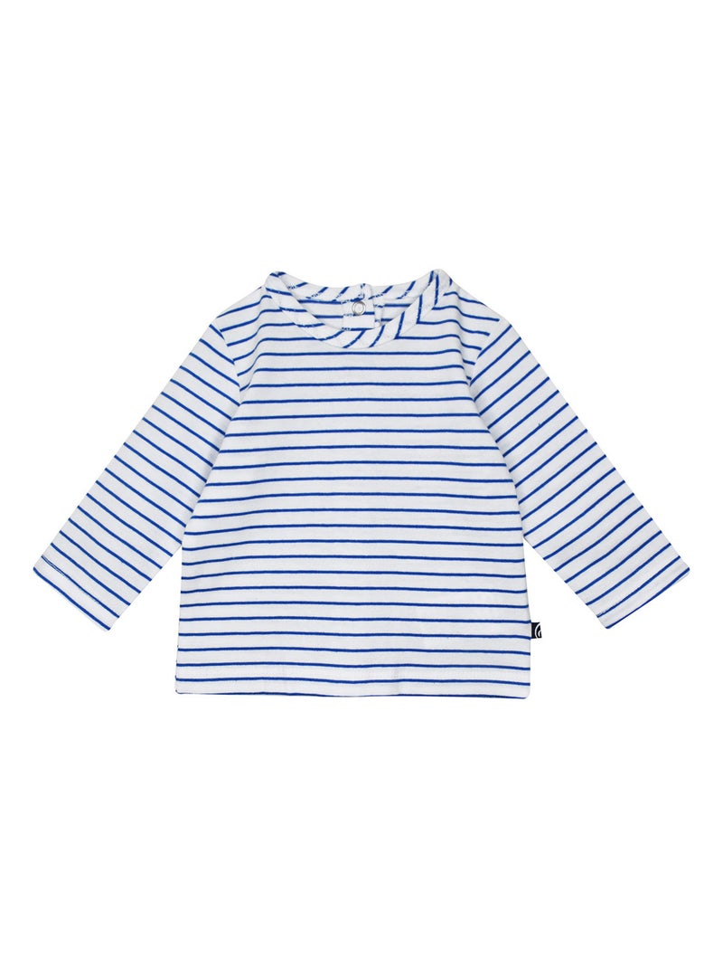 TSHIRT SALOPETTE NICOLAE MAILLE OUVERTURE INTEGRALE BEBE Bleu - Kiabi