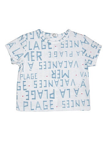 TSHIRT SALOPETTE NIKOS JEAN COURT BEBE