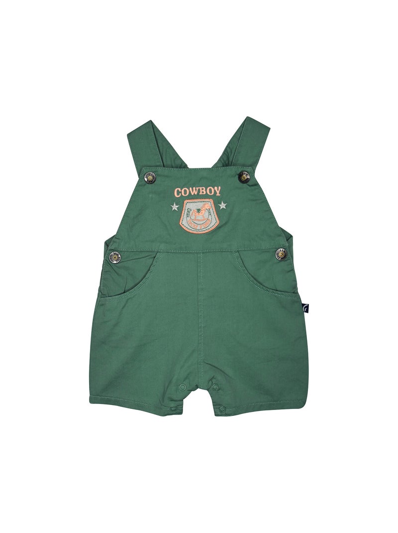TSHIRT SALOPETTE NORTON TWILL COURT NAISSANCE Vert - Kiabi