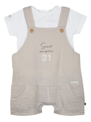 TSHIRT SALOPETTE OBRYAN COURT SUCRE D'ORGE