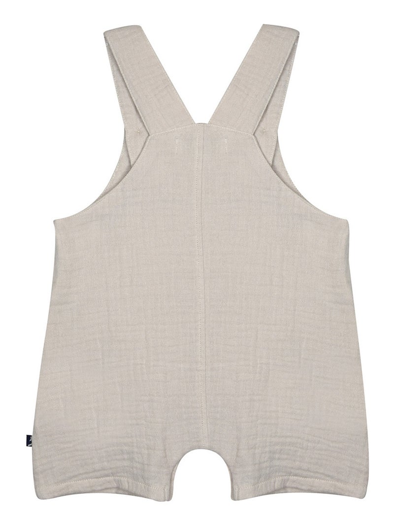 TSHIRT SALOPETTE OBRYAN COURT SUCRE D'ORGE Blanc - Kiabi
