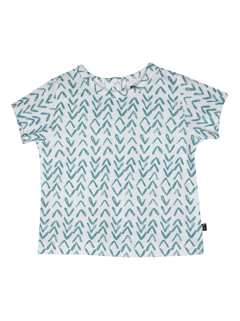 TSHIRT SALOPETTE OCTAVE COURT BEBE Bleu - Kiabi