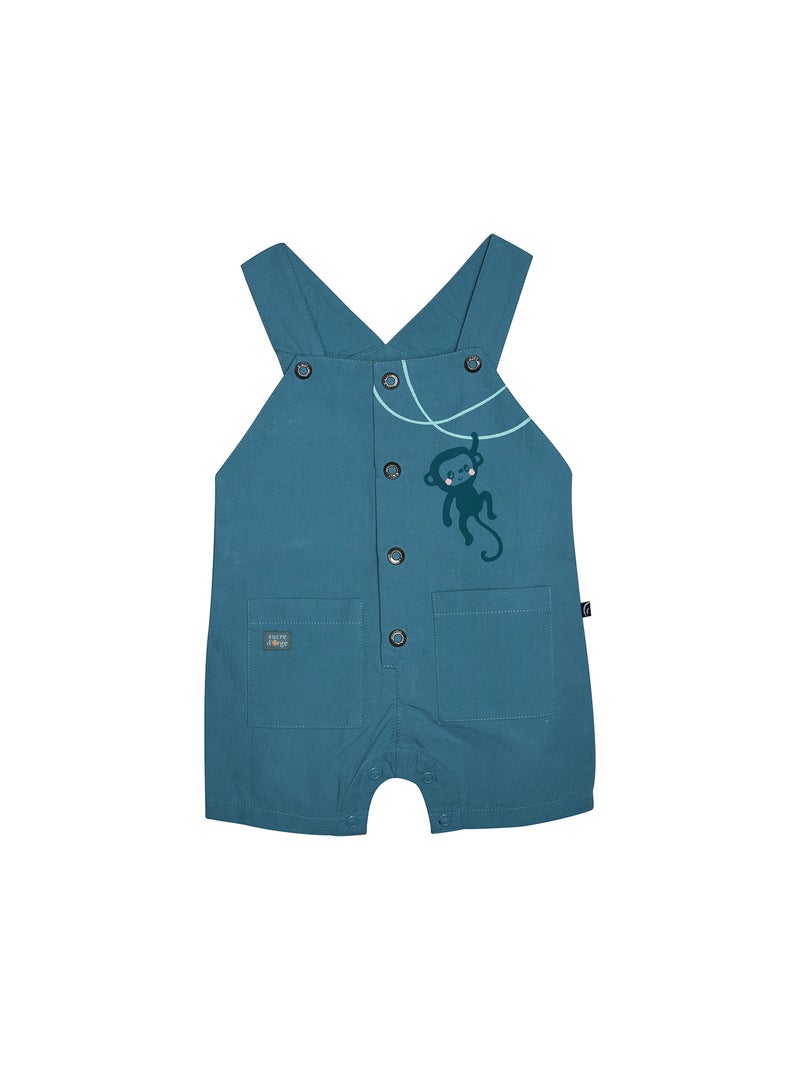 TSHIRT SALOPETTE OCTAVE COURT BEBE Bleu - Kiabi