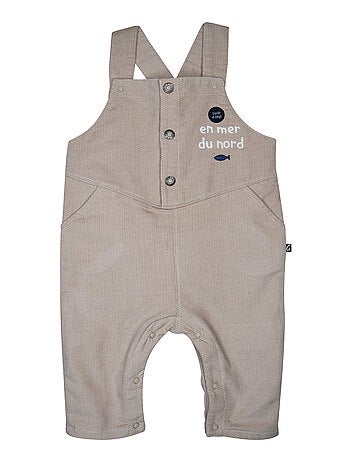 Tshirt salopette paolino velours cotele long