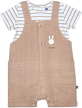 TSHIRT SALOPETTE ROBBIE COURT BEBE