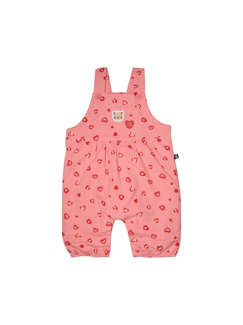 TSHIRT SALOPETTE ROSIE LONG NAISSANCE Rose - Kiabi