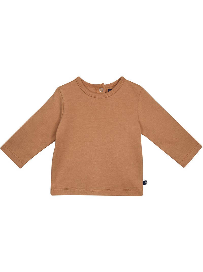 Tshirt salopette socrate maille fantaisie long bebe Beige - Kiabi
