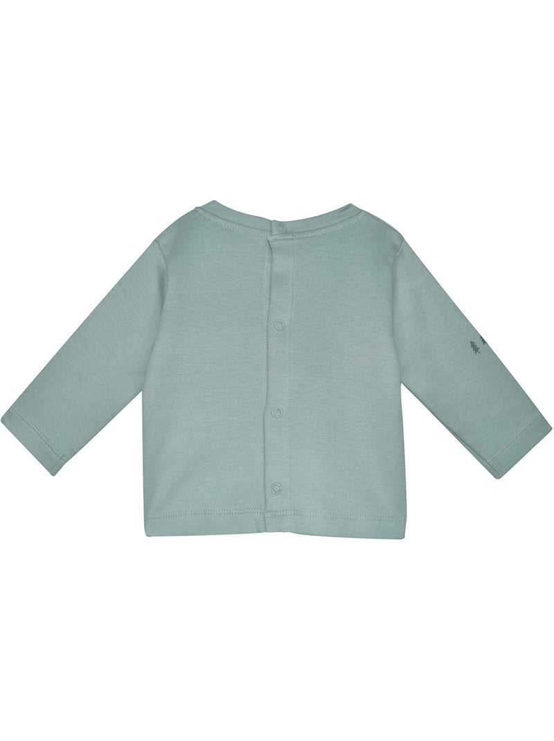 Tshirt salopette sydney maille long Vert - Kiabi
