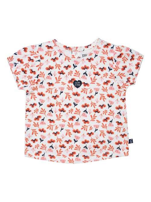 TSHIRT SHORT BANDEAU LYS MAILLE BEBE - Kiabi