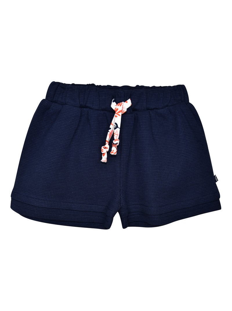 TSHIRT SHORT BANDEAU LYS MAILLE BEBE Blanc - Kiabi