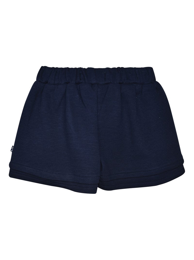 TSHIRT SHORT BANDEAU LYS MAILLE BEBE Blanc - Kiabi