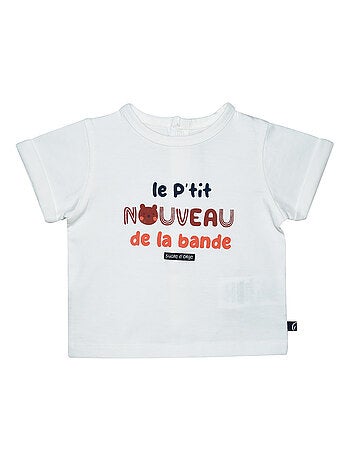 TSHIRT SHORT BAVOIR LEE MAILLE NAISSANCE