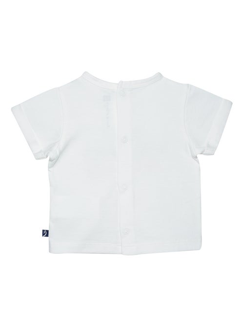 TSHIRT SHORT BAVOIR LEE MAILLE NAISSANCE - Kiabi