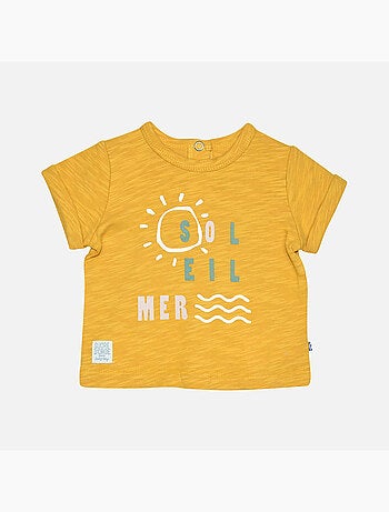 TSHIRT SHORT BAVOIR LEO MAILLE NAISSANCE