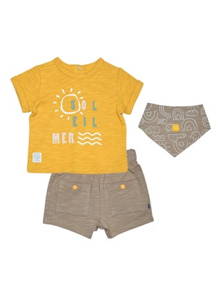 TSHIRT SHORT BAVOIR LEO MAILLE NAISSANCE