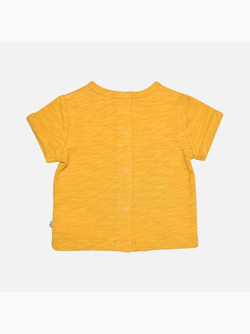 TSHIRT SHORT BAVOIR LEO MAILLE NAISSANCE - Kiabi
