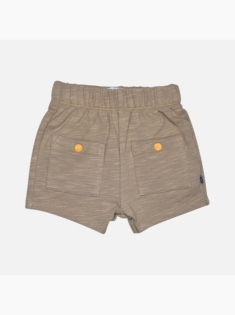 TSHIRT SHORT BAVOIR LEO MAILLE NAISSANCE Jaune - Kiabi