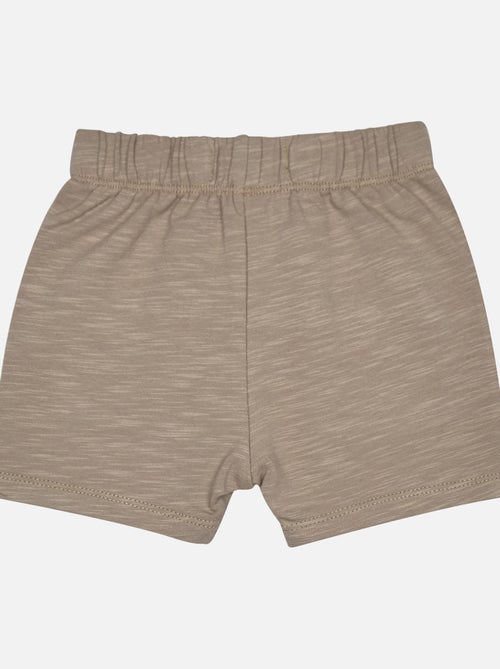 TSHIRT SHORT BAVOIR LEO MAILLE NAISSANCE - Kiabi