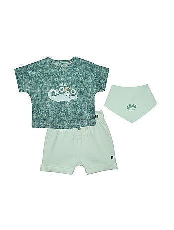 TSHIRT SHORT BAVOIR NYLS MAILLE NAISSANCE