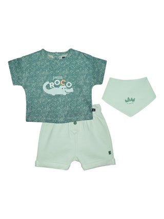 TSHIRT SHORT BAVOIR NYLS MAILLE NAISSANCE