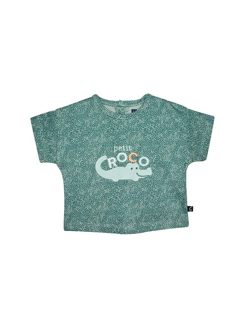 TSHIRT SHORT BAVOIR NYLS MAILLE NAISSANCE - Kiabi