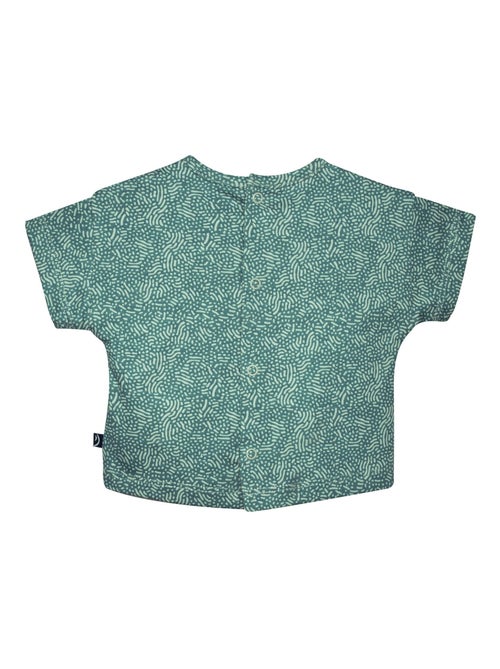 TSHIRT SHORT BAVOIR NYLS MAILLE NAISSANCE - Kiabi