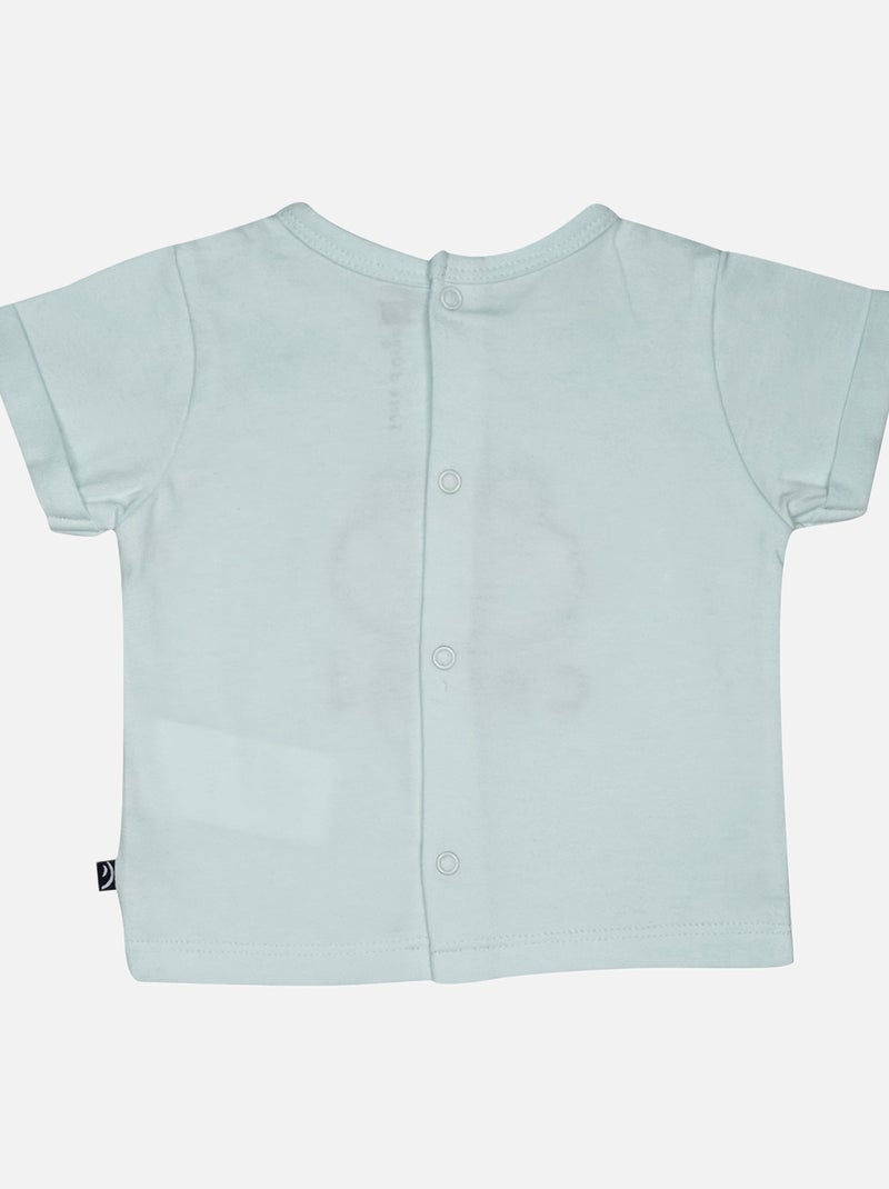 TSHIRT SHORT LEANDRY NAISSANCE Vert - Kiabi