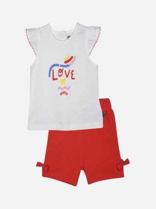 TSHIRT SHORT LEONTINE MAILLE BEBE