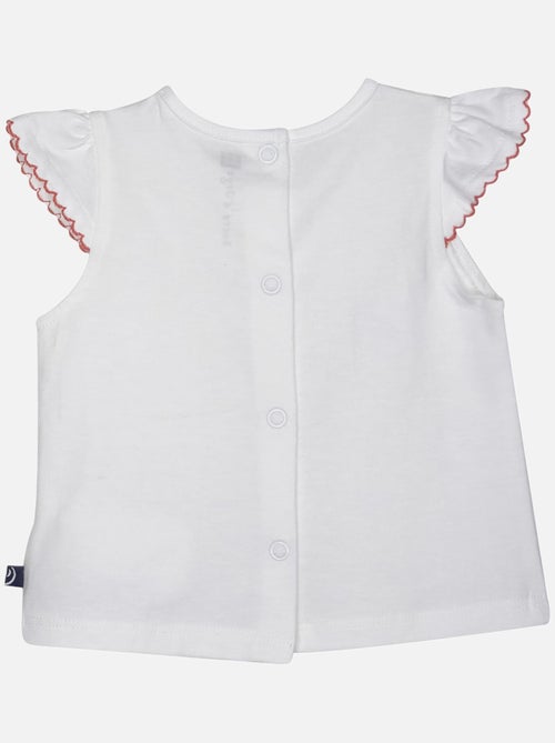 TSHIRT SHORT LEONTINE MAILLE BEBE - Kiabi