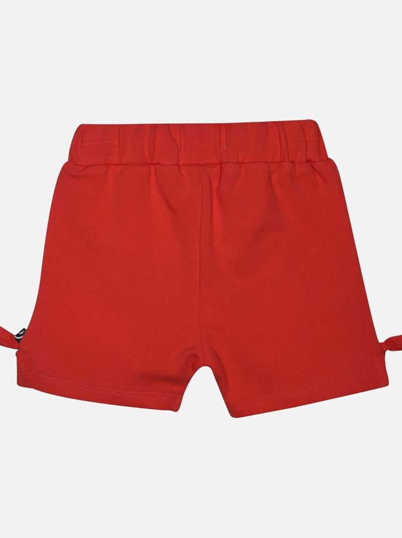 TSHIRT SHORT LEONTINE MAILLE BEBE Blanc - Kiabi