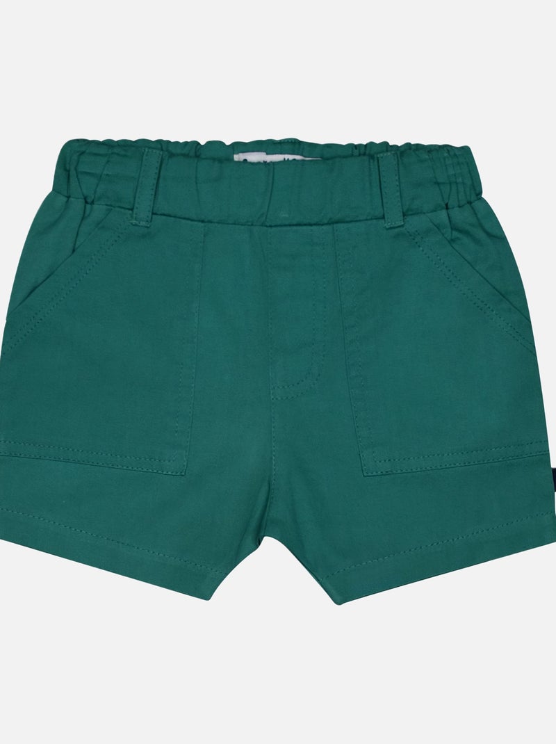 TSHIRT SHORT LEOPOL BEBE Blanc - Kiabi