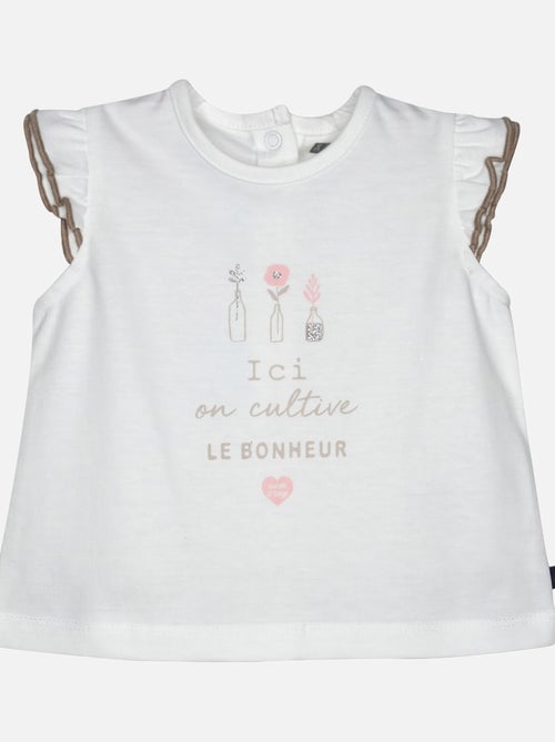 TSHIRT SHORT LESLIE BEBE - Kiabi