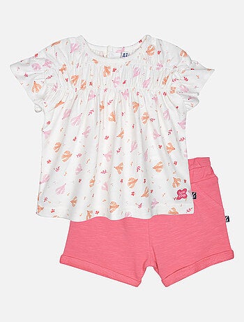 TSHIRT SHORT LOLA MAILLE BEBE