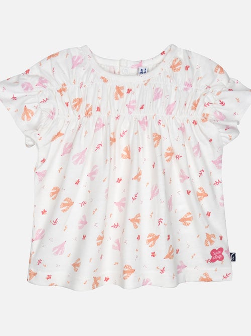 TSHIRT SHORT LOLA MAILLE BEBE - Kiabi