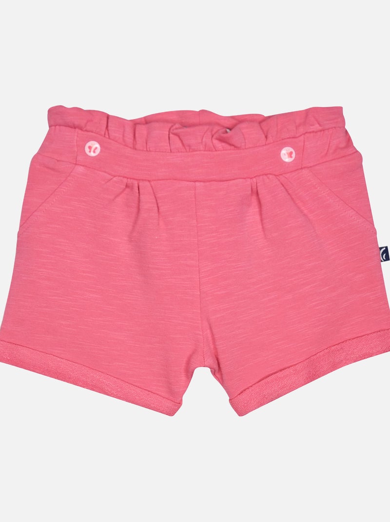 TSHIRT SHORT LOLA MAILLE BEBE Blanc - Kiabi