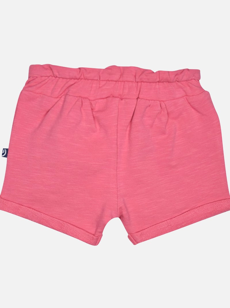 TSHIRT SHORT LOLA MAILLE BEBE Blanc - Kiabi