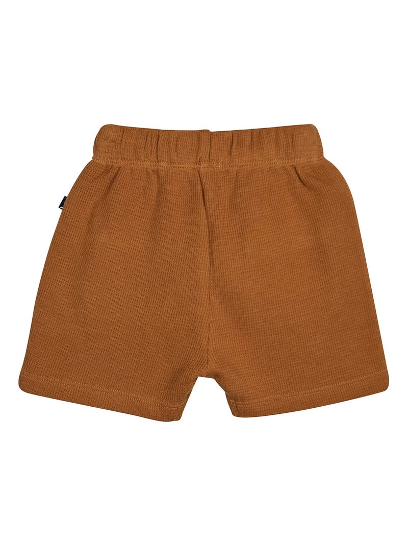 TSHIRT SHORT NATHEO MAILLE FANTAISIE NAISSANCE Beige - Kiabi