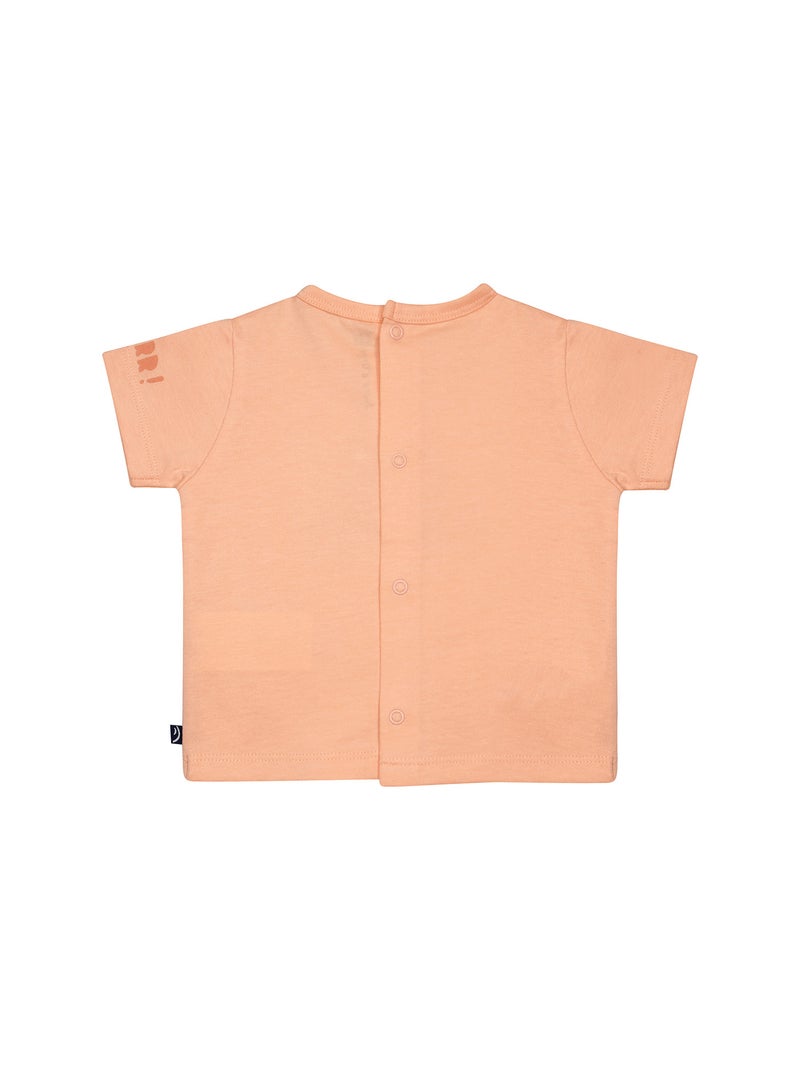 TSHIRT SHORT NAZZARENO BEBE Orange - Kiabi