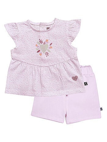 TSHIRT SHORT NOELLA MAILLE BEBE