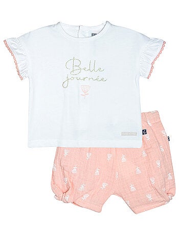 TSHIRT SHORT ORELINE SUCRE D'ORGE