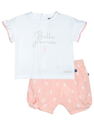TSHIRT SHORT ORELINE SUCRE D'ORGE