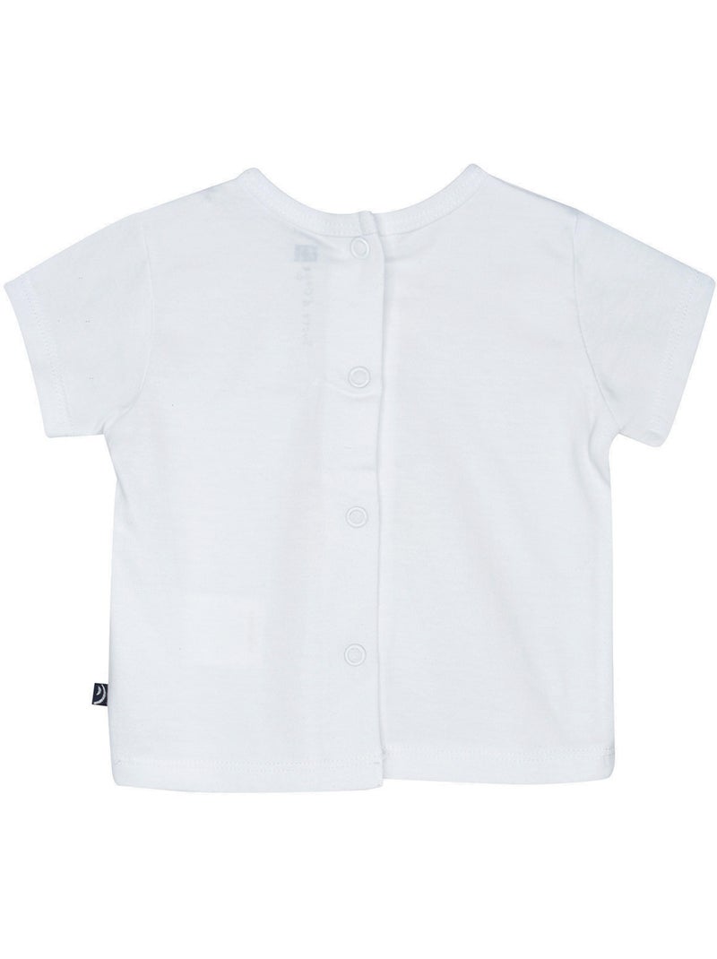 TSHIRT SHORT RADJY MANCHES COURTES BEBE Blanc - Kiabi