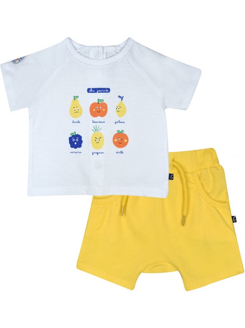 TSHIRT SHORT RANKO MAILLE MANCHES COURTES BEBE - Kiabi